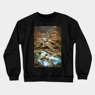 River in the mountains Crewneck Sweatshirt